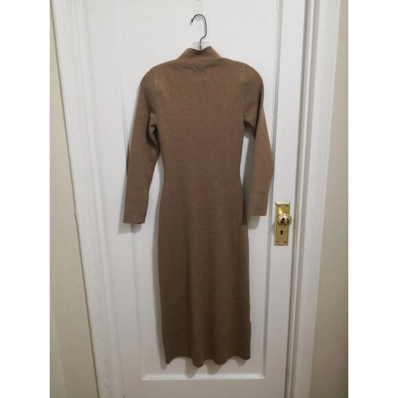 Sezane Harper Dress Light Camel - S - Picture 6 of 7